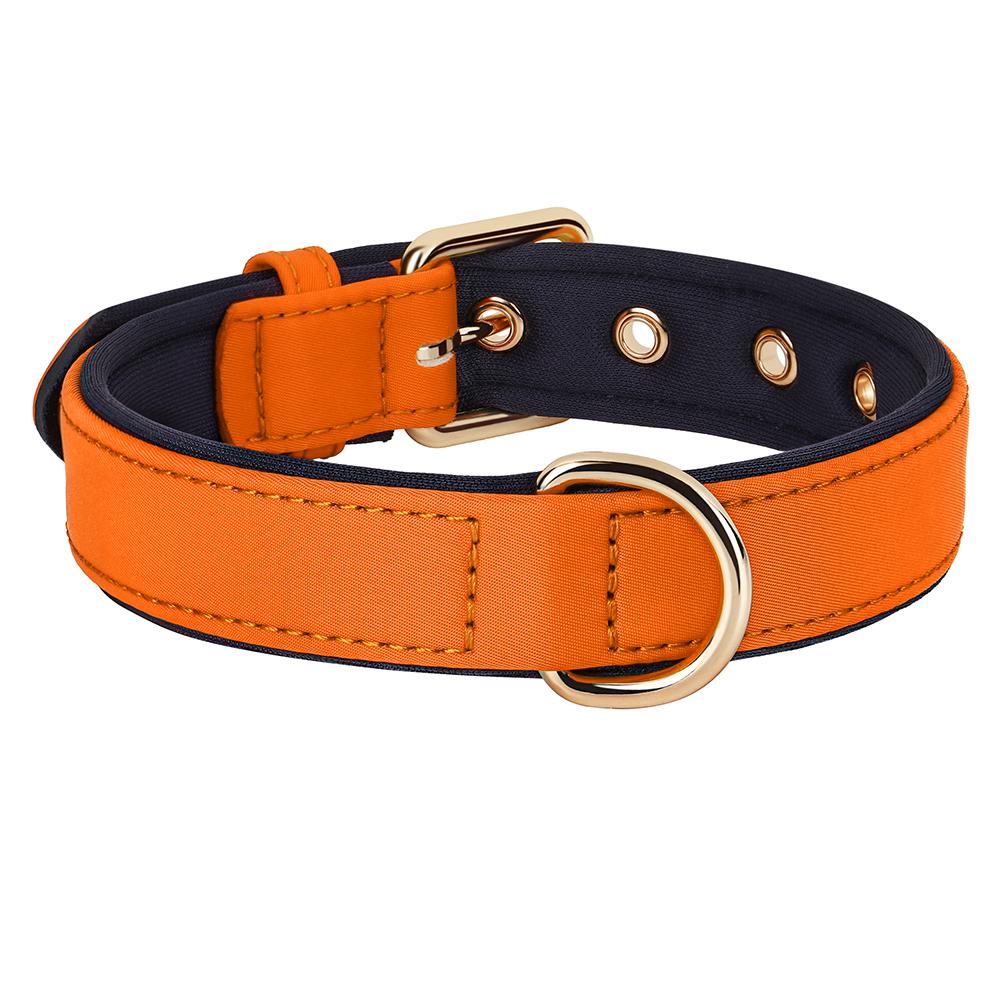 Водонепроницаемый ошейник для собак, прочный нейлоновый ошейник для собак, ошейник с мягкой подкладкой, дышащий, для домашних собак, чихауа, мопсов, шнауцеров, ошейники 8 цветов