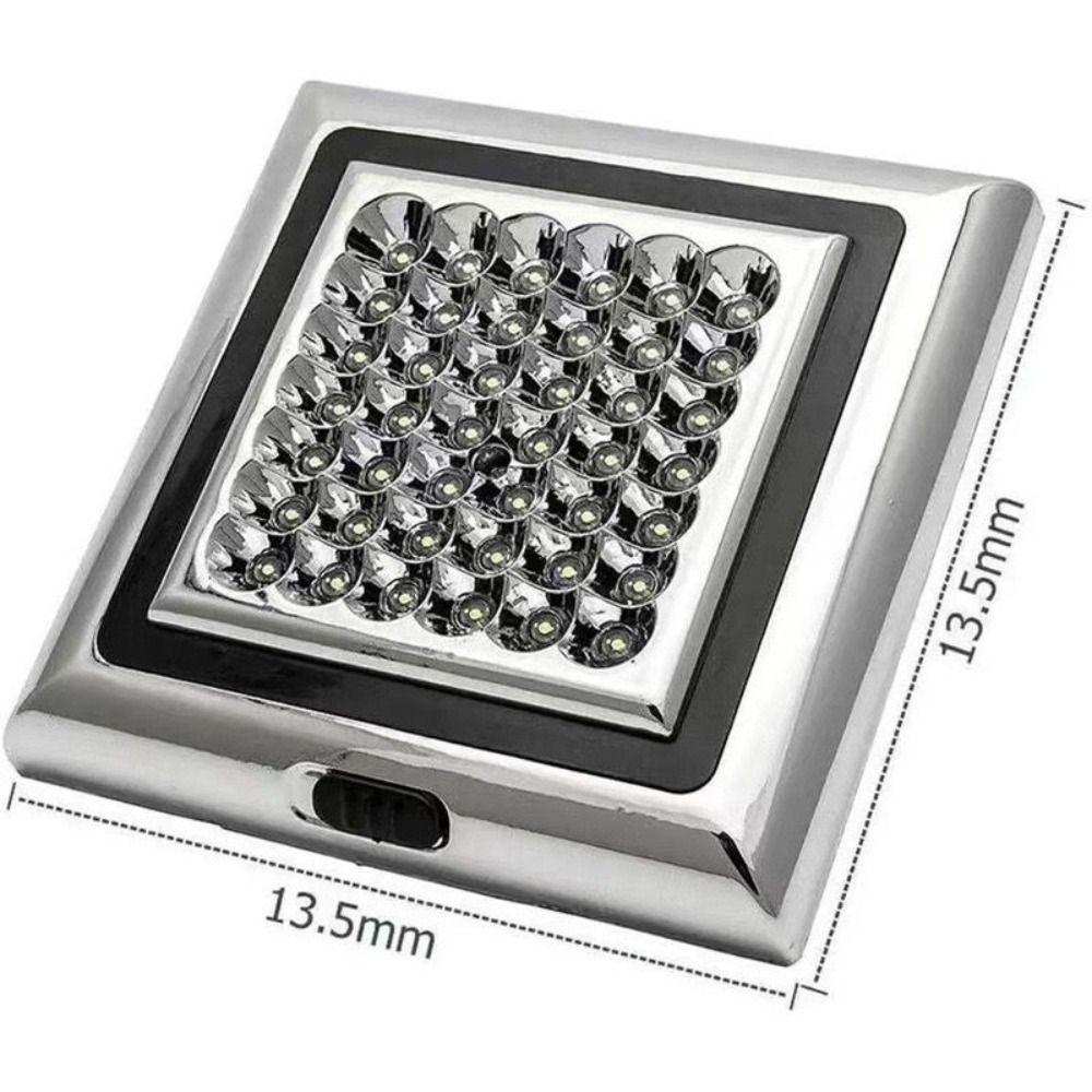 Durable Reading Light Chrome Housing Vehicle Trunk Ceiling Lights Ceiling Dome Light RV