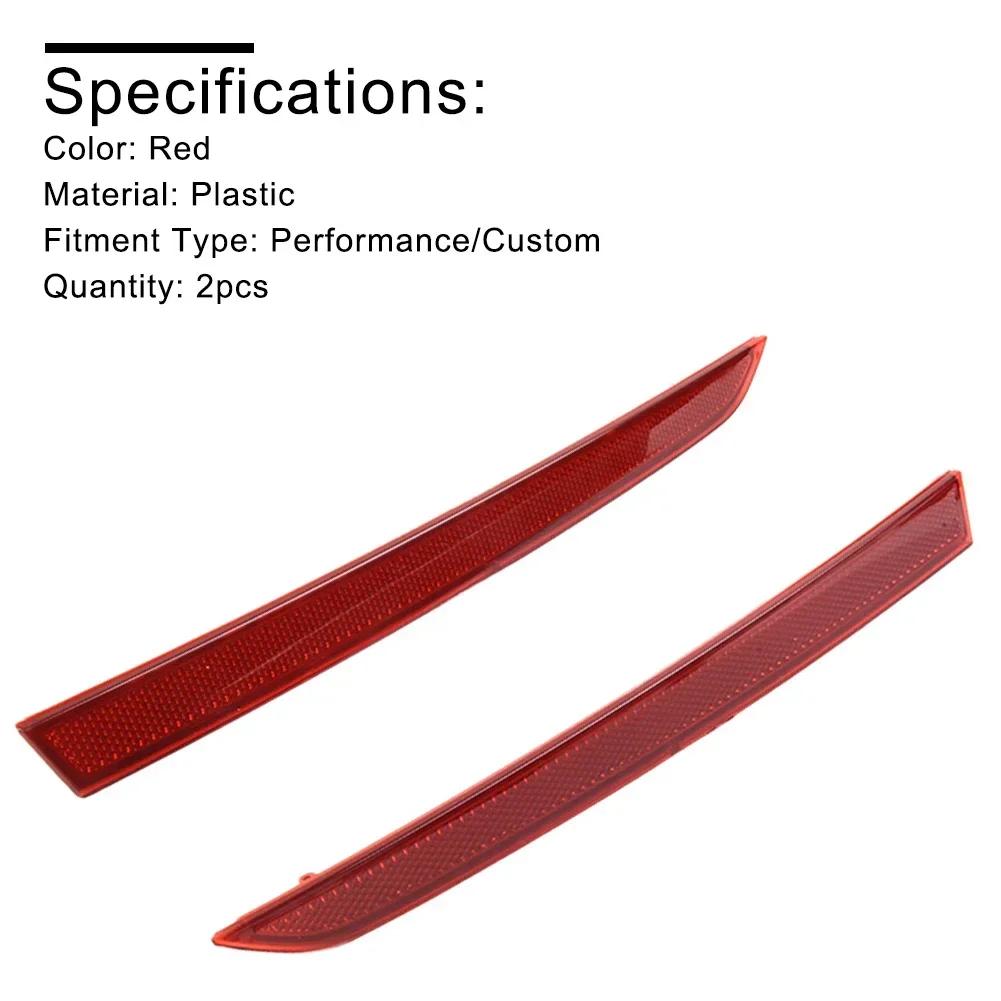 2Pcs Rear Right Bumper Reflector Trim For BMW 3-Series F30 F31 M Sport 12-17 Car Rear Bumper Reflectors Lights