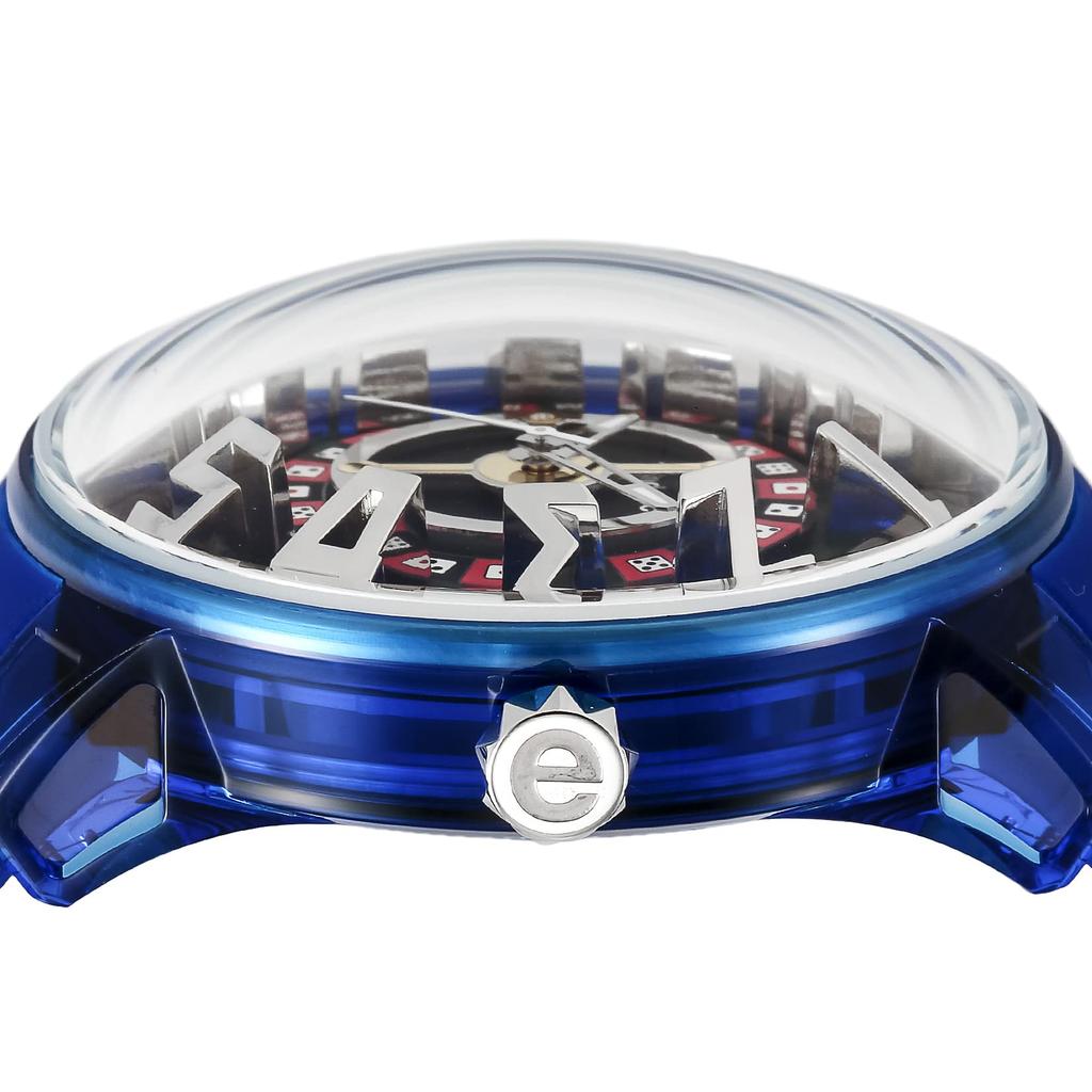 Watch King Dome Blue Dial Polyamide Mineral Glass Quartz Limited Model 50MM Watch TY023012 [Tendence] Men's [Item]