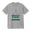 Deutz Fahr Logo Print T Shirt for Men Stylish and Comfortable  vintage Washed graphic Slightly Unisex Versatile homme Casual