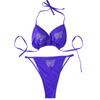 Модный женский сексуальный темпераментный пляжный костюм с открытой спиной, сплит-бикини, купальник
