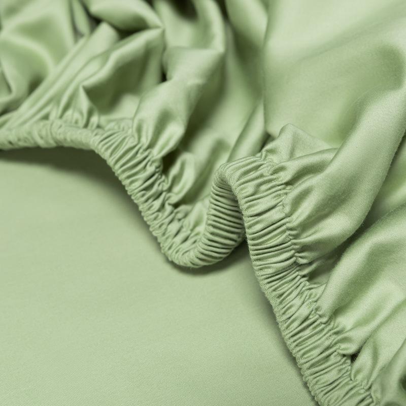 Новая цельная простыня из длинноволокнистого хлопка с 100 нитями, сплошной цвет, легкий роскошный защитный чехол для матраса