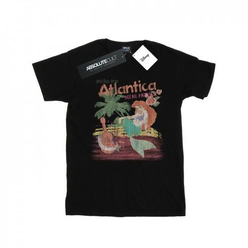 Disney Womens/Ladies The Little Mermaid Greetings From Atlantica Cotton Boyfriend T-Shirt