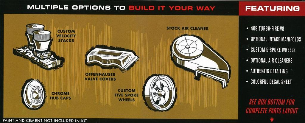 Платтс 1962 Chevrolet Bel Air SS 409 Turbofire 1/25