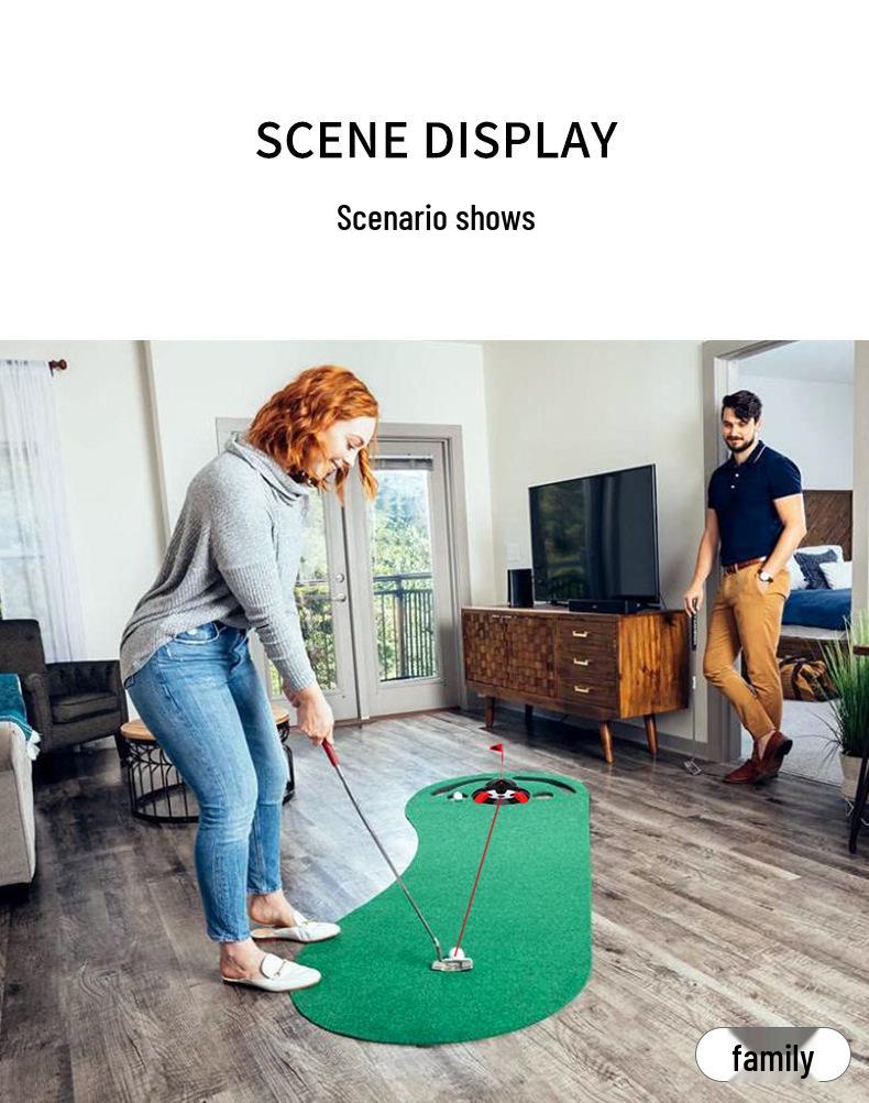 PGM Electric Golf Ball Retriever with Laser Hole Cup and 2 Batteries for Indoor/Outdoor Use