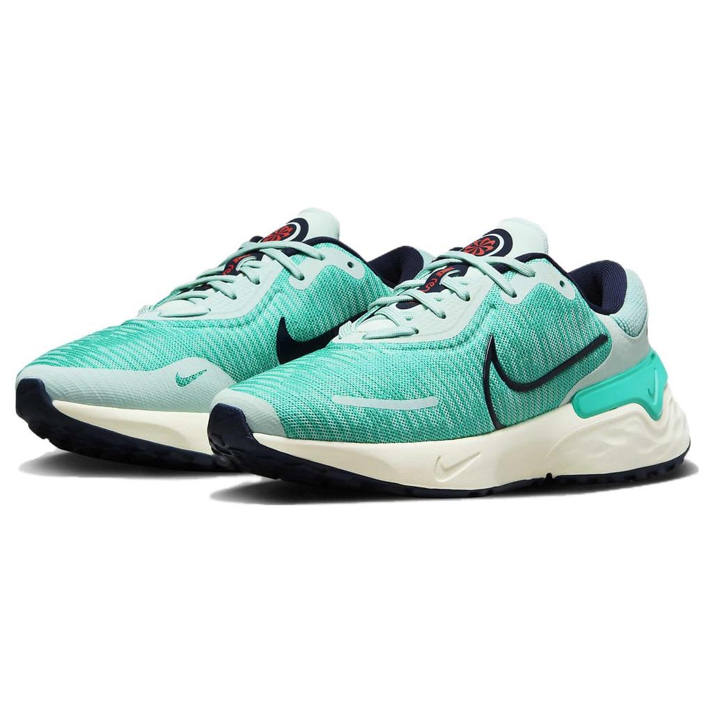 Nike Renew Run 4 Breathable Cushioning Low-Top Running Shoes Women Sneaker Light-Green DR2682-300