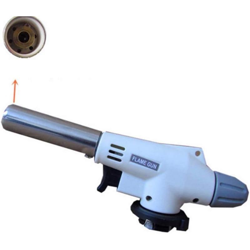 Кемпинг Выпечка Барбекю Газовая горелка Сварочная зажигалка Бутановая горелка Пламя Металлическая огневая пушка Сварка на открытом воздухе Газовая горелка Пламя Газ