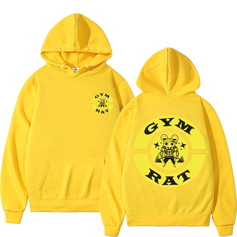 Японское аниме Demon Slayer Uzui Tengen Толстовка с принтом Забавный ниндзя Мускулистый тренажерный зал Толстовки с крысами Унисекс Негабаритный флисовый хлопковый свитшот