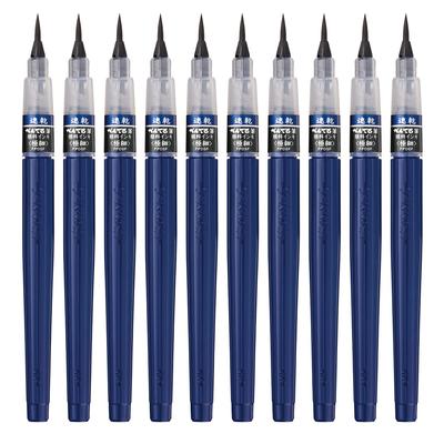 Ручка Pentel Brush Quick Extra 10 XFPD5F, Быстросохнущая, Тонкая, Штук,