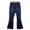 Fashion Ladys High Waisted Lacing Stretch Wide Leg Jeans Bell-Bottomed Pants