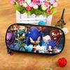 Sonic The Hedgehog Ink Pen Storage Bag With Spacious Design For Stationery And Makeup