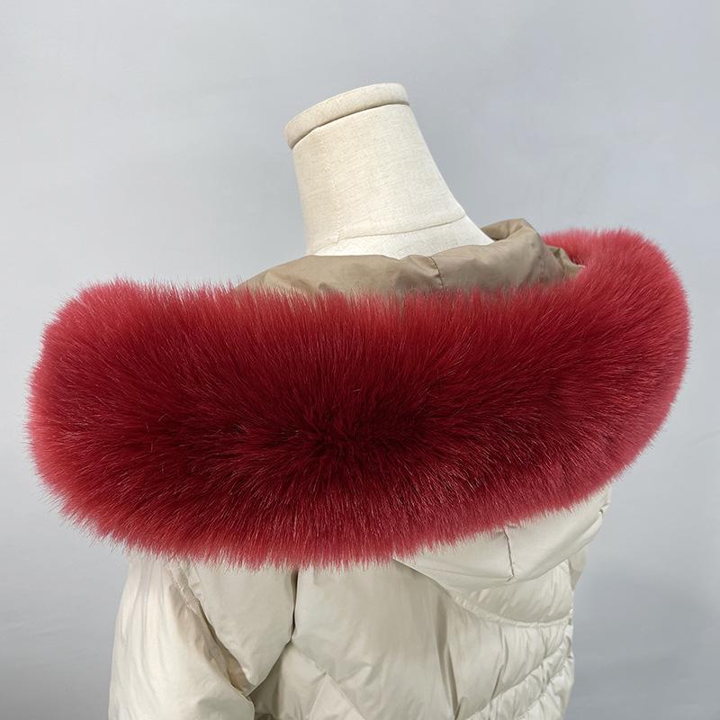 Женский мягкий воротник с запахом шеи, зимние теплые шарфы, женский пушистый шейный платок с воротником из искусственного меха