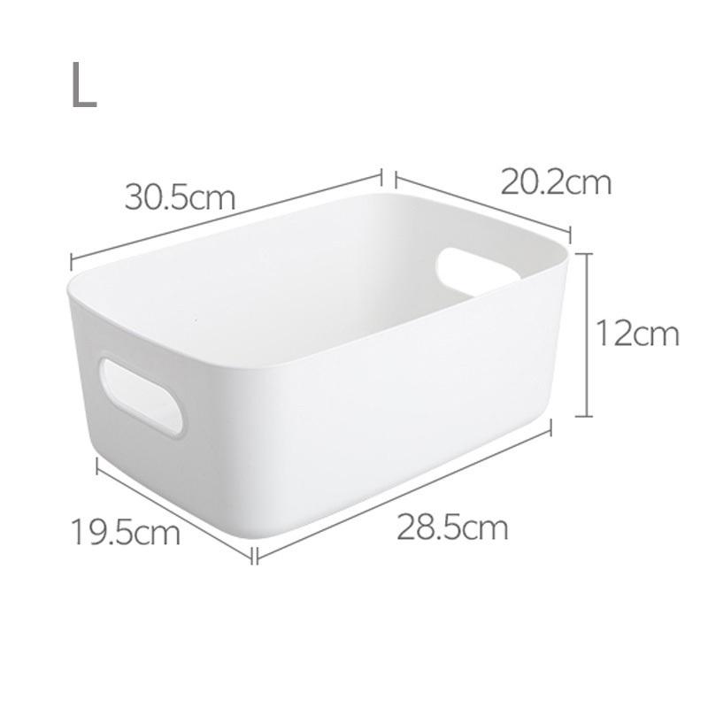 20/25/30 см Настольный ящик для хранения мелочей в общежитии Пластиковый ящик для хранения косметики Ванная комната Кухня Сортировочная корзина для хранения контейнеров