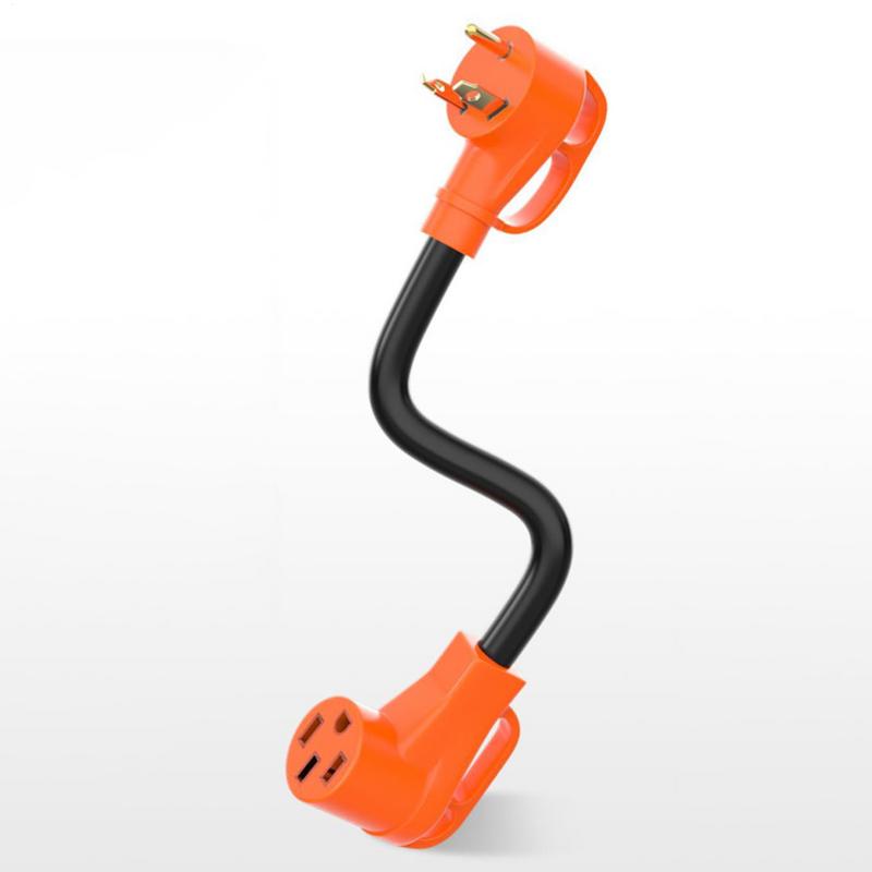 30-амперный шнур для автофургона, сверхмощный преобразователь, 30-50-амперный адаптер для генератора автофургона, 18-дюймовый электрический адаптер для автофургона, собачья кость