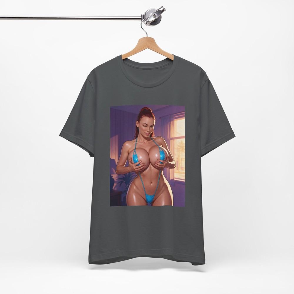 Oktokuro Bikini Pinup T-Shirt | GTA 6 Graphic Streetwear Print Tee
