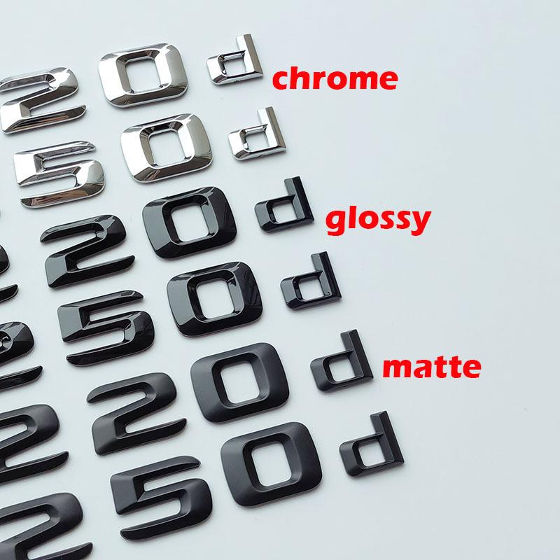 2015 3D Sharp V6 V8 V10 V12 Letters Numbers ABS Car Emblem DFH544 Fender Discharging Badge Nameplate Logo Sticker Chrome Black