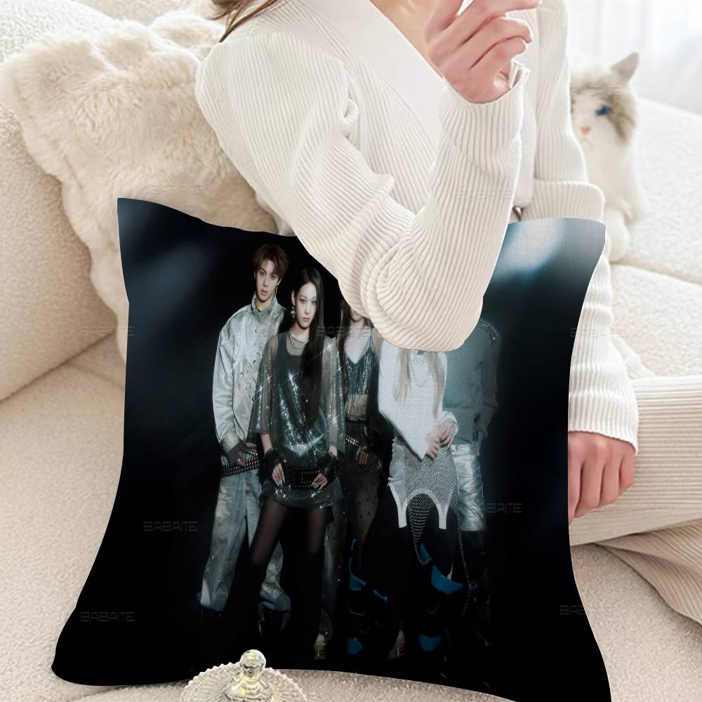 Kpop Style Allday Project Pillowcase Toon Gift Cushion Cover Bedroom Home Sofa Chair Seat Decor Pillow Case