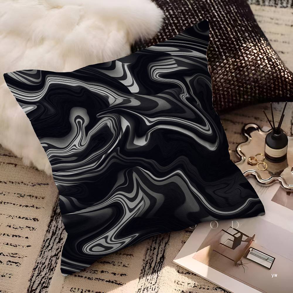 Strata Liquid Pillowcases Home Bedding Decorative Pillow Cover Wedding Super Soft Pillow Case