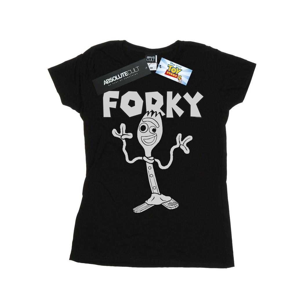 Disney Womens/Ladies Toy Story 4 Forky Cotton T-Shirt