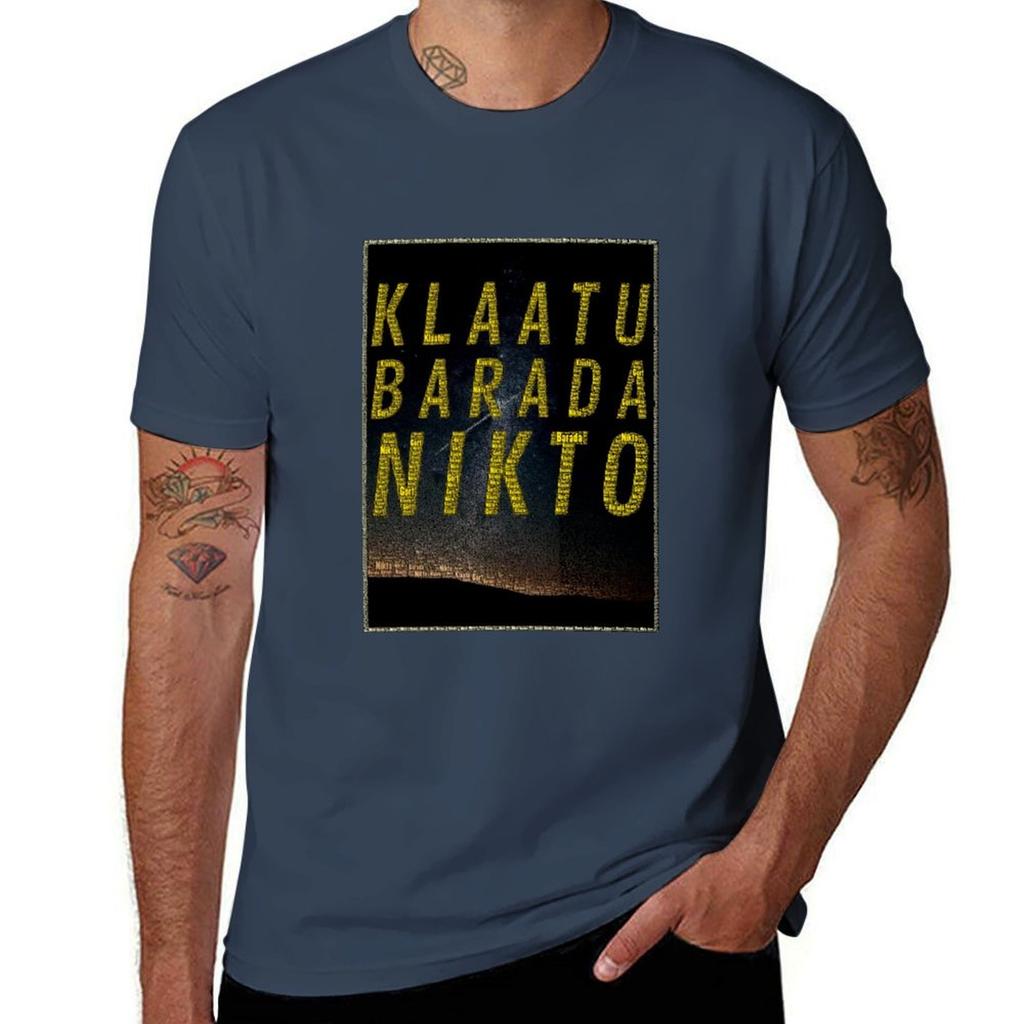 Klaatu Barada Nikto Tshirt Moisture Wicking Quick Dry Tee