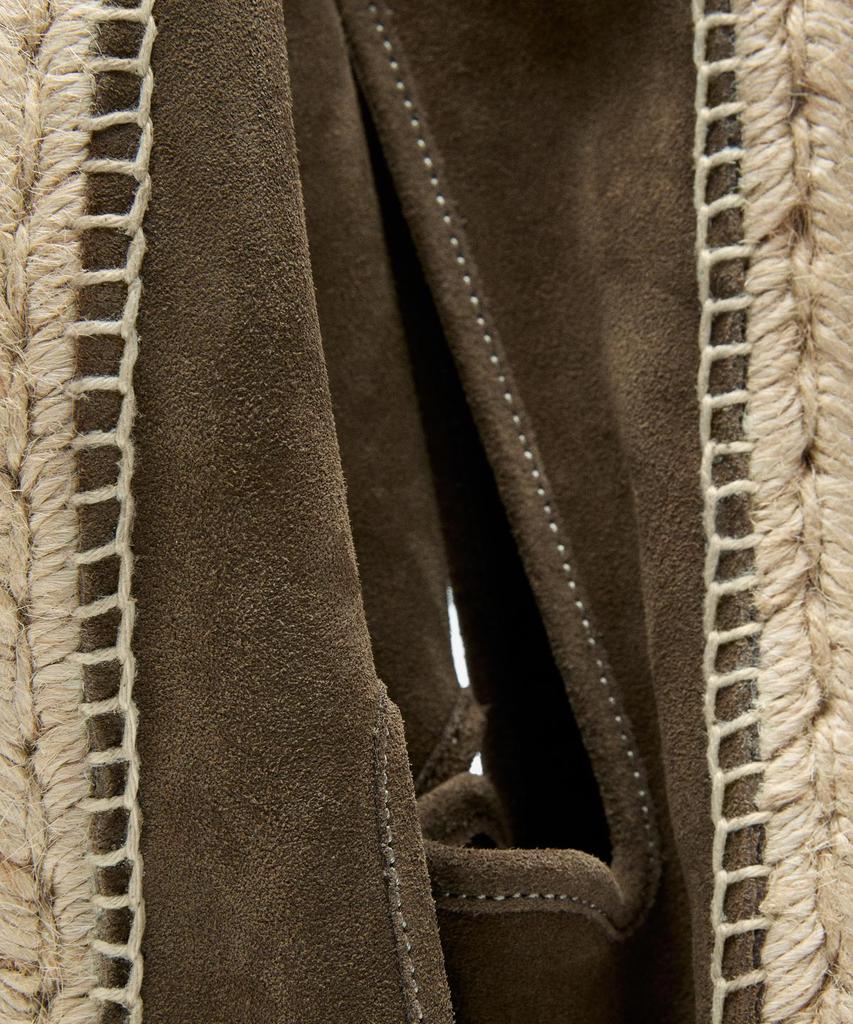 Massimo Dutti Leather Espadrilles