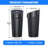AANU1 Car Trash Can Durable Waterproof ABS Garbage Storage Box For KIA Stinger Optima Cerato Soul Venga Forte Spectra Sedona