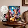 Disney Жемчужная Живопись Минни Замок Лунного Света Букет Творческое Искусство 5D Жемчужная Вышивка Набор для Вышивки Крестом Ручная Работа DIY Декор для Дома и Комнаты Подарок