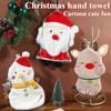 Santa Claus Hand Towel Can Be Hung with Coral Velvet Strong Water Absorption Kitchen and Bathroom Wall-mounted New Cartoon Hand Towel