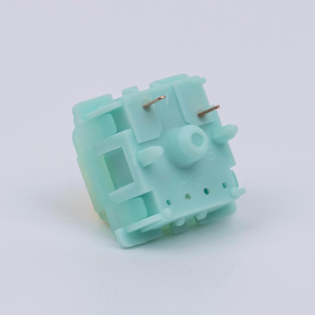 Клавиатурные переключатели Gateron Jade Yellow Pro Линейные 55гс RGB LED Предварительно смазанные 5-контактные переключатели для механической клавиатуры, (36 штук)