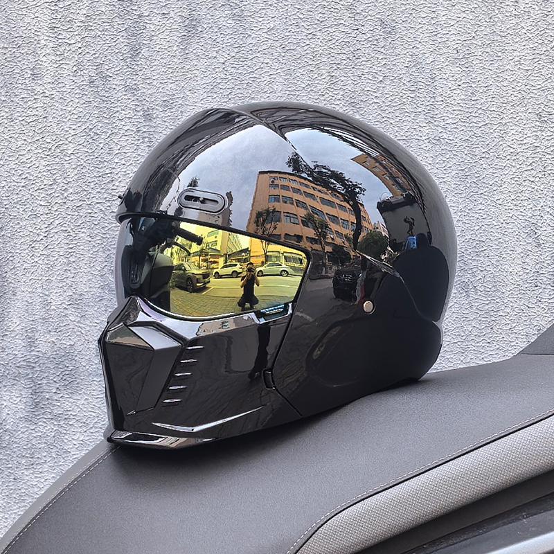 ORZ Новый Ретро Мотоциклетный Шлем Scorpion Cascos Moto Локомотив Личность Многоцелевой Комбинированный Шлем Половина M L XL XXL XXXL