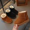 Boys and Girls Large Cotton Boots Girls Non-slip Children's Fashion Snow Boots Winter New Cotton Boots Keep Warm