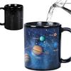 Магическая кружка Созвездие Изменяющая цвет Кофейная кружка Космос Керамическая Вода Теплочувствительная Кофе Лето Зима Посуда