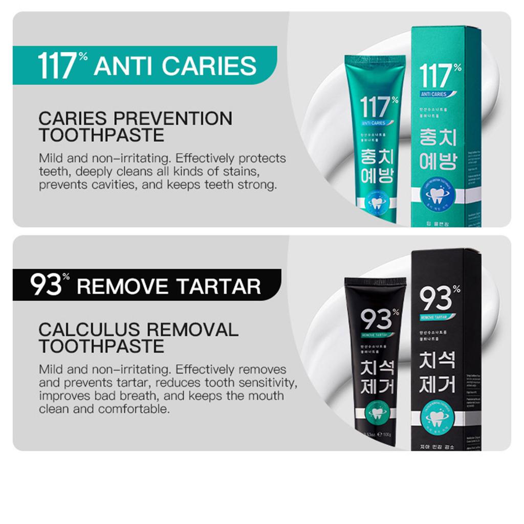 Глубоко очищающая зубная паста с уходом за деснами - Формула для удаления пятен для свежего дыхания и здоровых зубов, Необходимое средство для гигиены полости рта