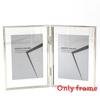 5 And 7 Inch Double Sided Transparent Fold Dual Photo Frame For Decor Home