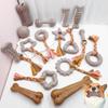Игрушка-грызун для питомца и дразнилка для кошки: Прорезыватель, Тканевая веревочная уздечка для маленькой собаки, Развлекательная жевательная игрушка.