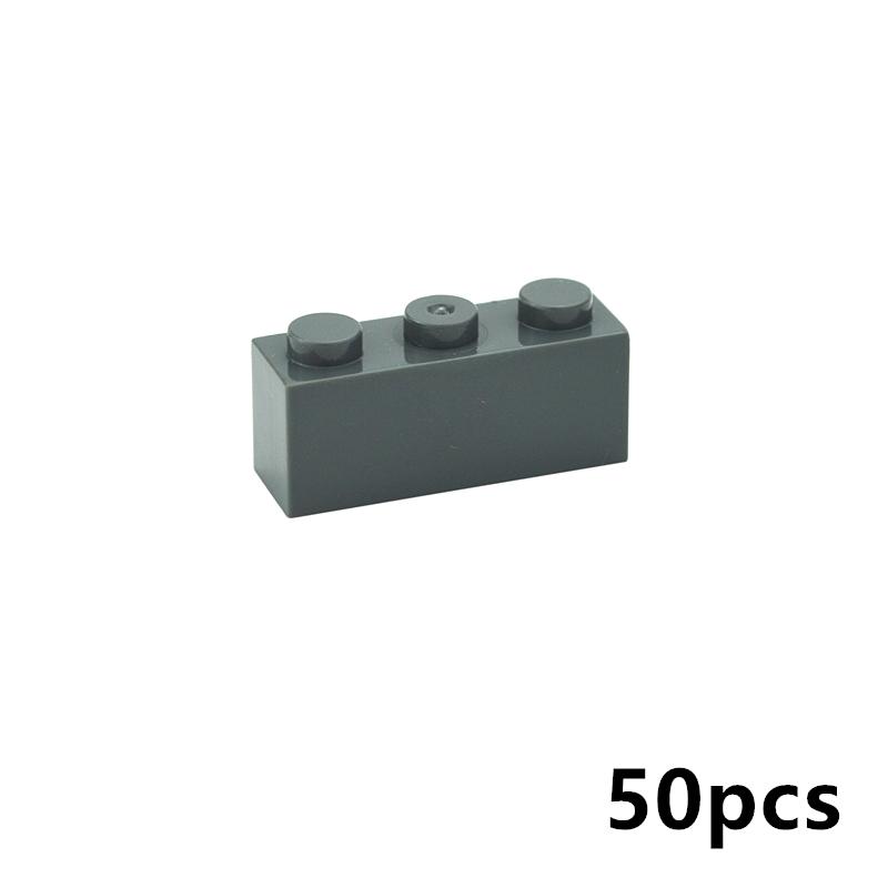 50 шт. Толстые Фигурные Кирпичики 1x3 Точки DIY Строительные Блоки Образовательные Креативные Размер Совместим С 3622 Пластиковые Игрушки Для Детей