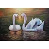 DIY Swan 5D Diamond Painting Full Round Drill Animal Diamond Embroidery Cross Stitch Mosaic Kits Wall Art Home Decor