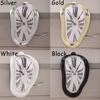 Fashion Home Art Design Wall Decor Silent Melting Clock Hanging Wall Roman Numerals