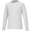 Мужская футболка с длинным рукавом для тренировок, влагоотводящая, быстросохнущая, мокса, белая, размер 32MAA029