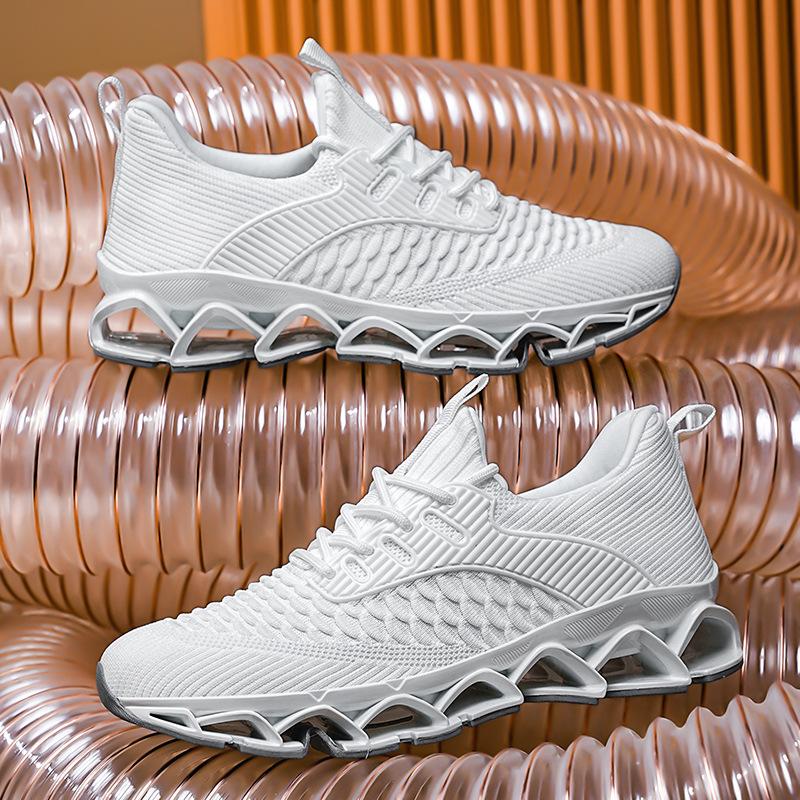Уличная мужская обувь, обувь-лезвия, новый большой размер, осенняя дышащая сетка, студенческая спортивная и повседневная обувь для бега