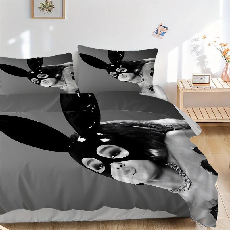 3Pcs Elegant Bunny Mask Fashion Bedding Sets For All Sizes New 3D Printed Bed Cover Comforter Duvet Cover Pillowcase Bedroom Decoration