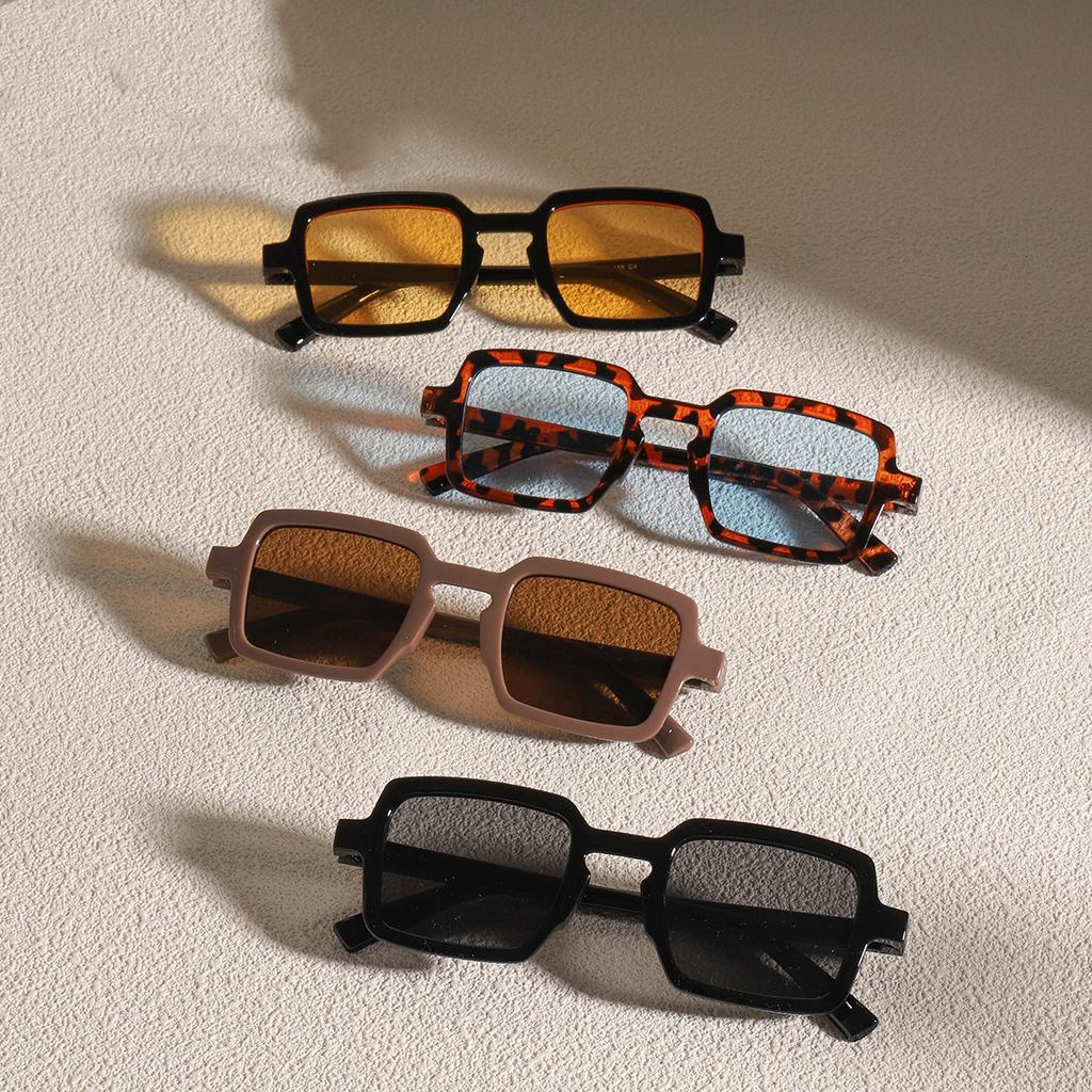 Винтажные квадратные солнцезащитные очки для женщин и мужчин, прямоугольные солнцезащитные очки, женские овальные очки для мужчин и женщин, очки