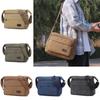 Large Capacity Canvas Shoulder Bag For Men Street Style Durable Material Travel Companion