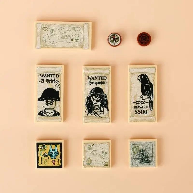 Конструктор Принтованные Кирпичики Морепродукты Овощи Мороженое Экспресс-посылка Компьютерный Контроллер Рождественские Хэллоуин Подарки MOC