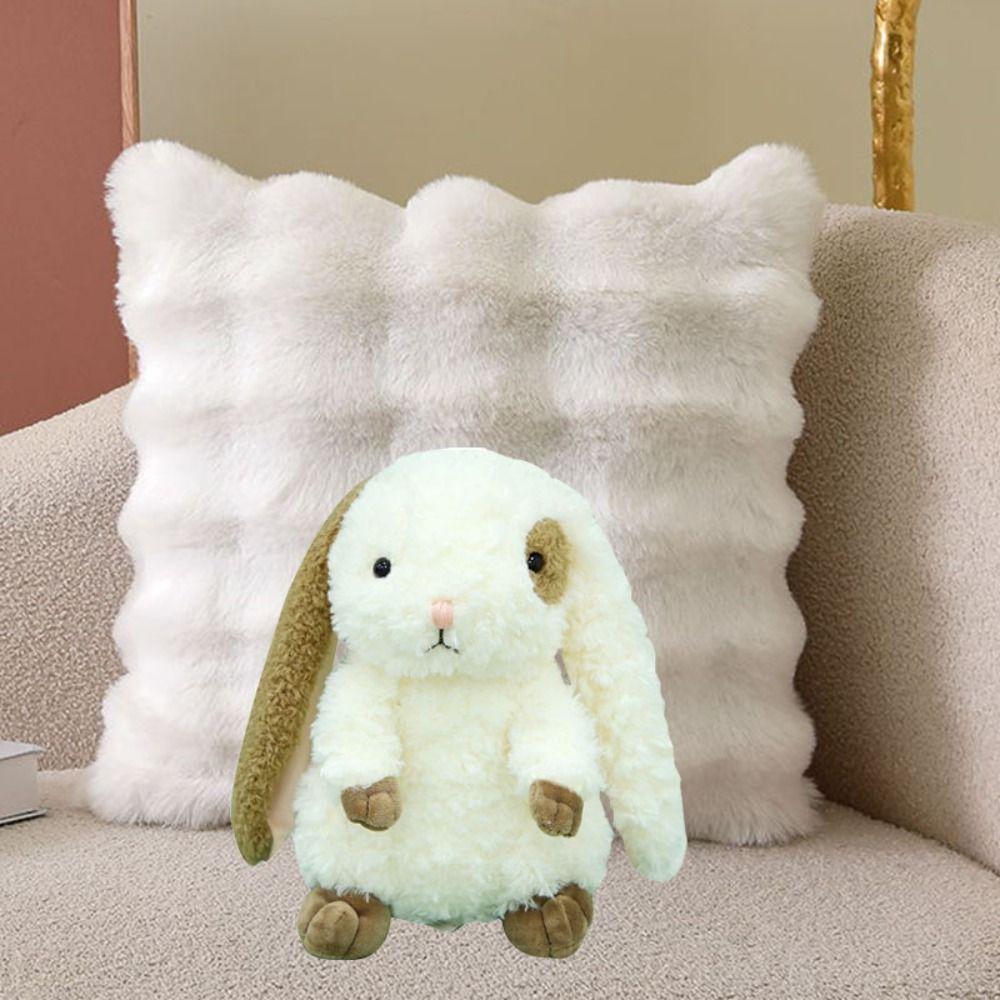 PP Cotton Rabbit Plush Toy Soft Sitting Bunny Plush Doll Long Ears Rabbit Stuffed Toy  Kids Gifts
