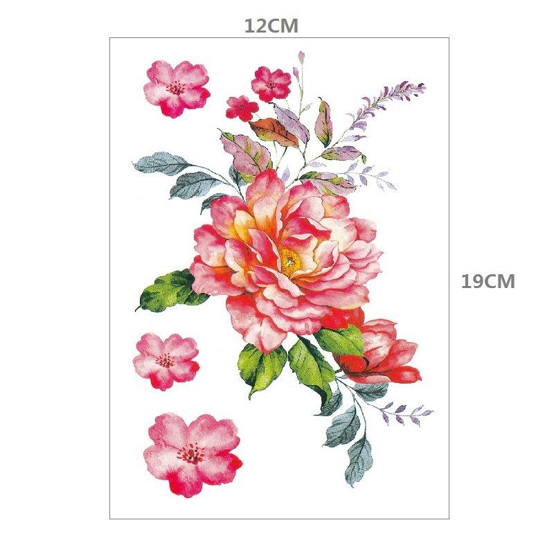 Пион большой узор фото фотография переводная татуировка наклейка образец заказ татуировки