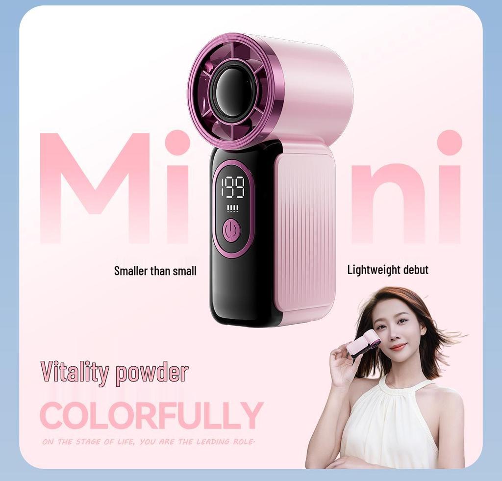 High-Speed Compact USB Mini Fan with Long-Lasting Battery