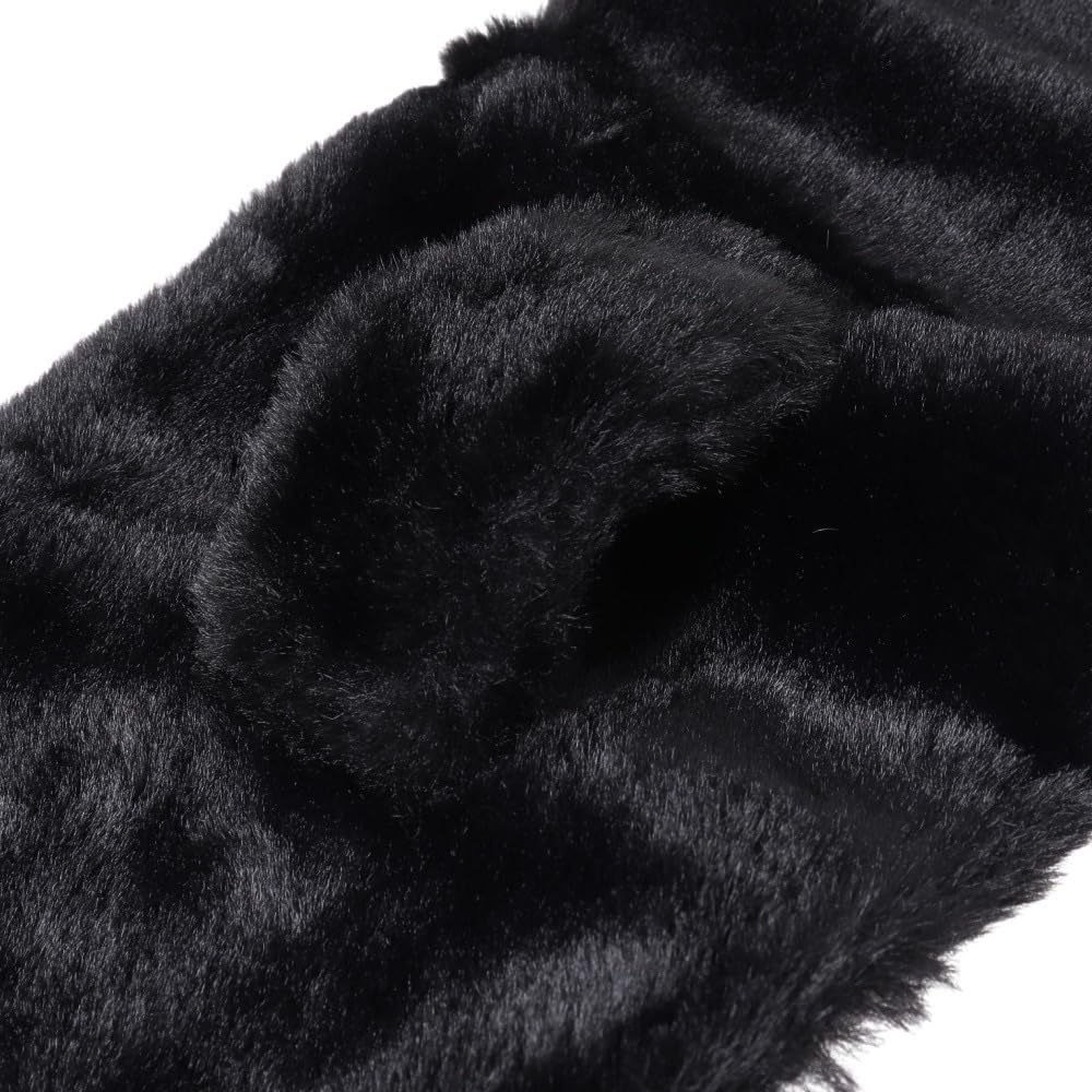 Golf Faux Fur Muffler Fleece FR [New Balance] Women's (Back Side Specification) / 012-3283508 010_Black