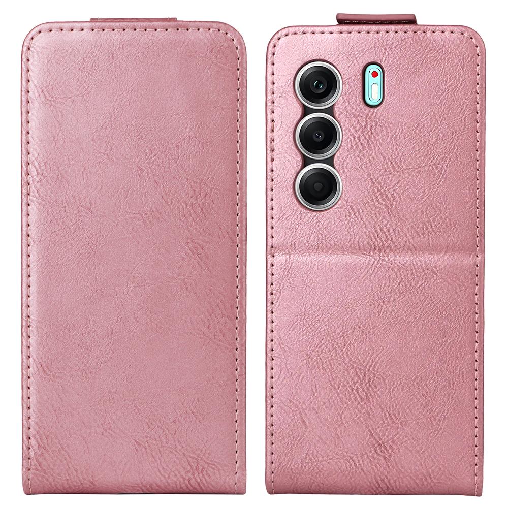 Для TECNO Camon 40 Pro 5G/4G чехол-подставка с магнитной застежкой вертикальный кожаный чехол для телефона с держателем для карт